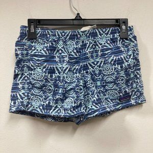 Patagonia blue white printed water shorts XL